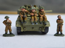 British Infantry Tank Riders.