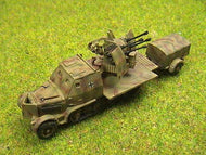 Sd Kfz 7 / 1 Flakvierling 4 x 20mm. Armoured version.